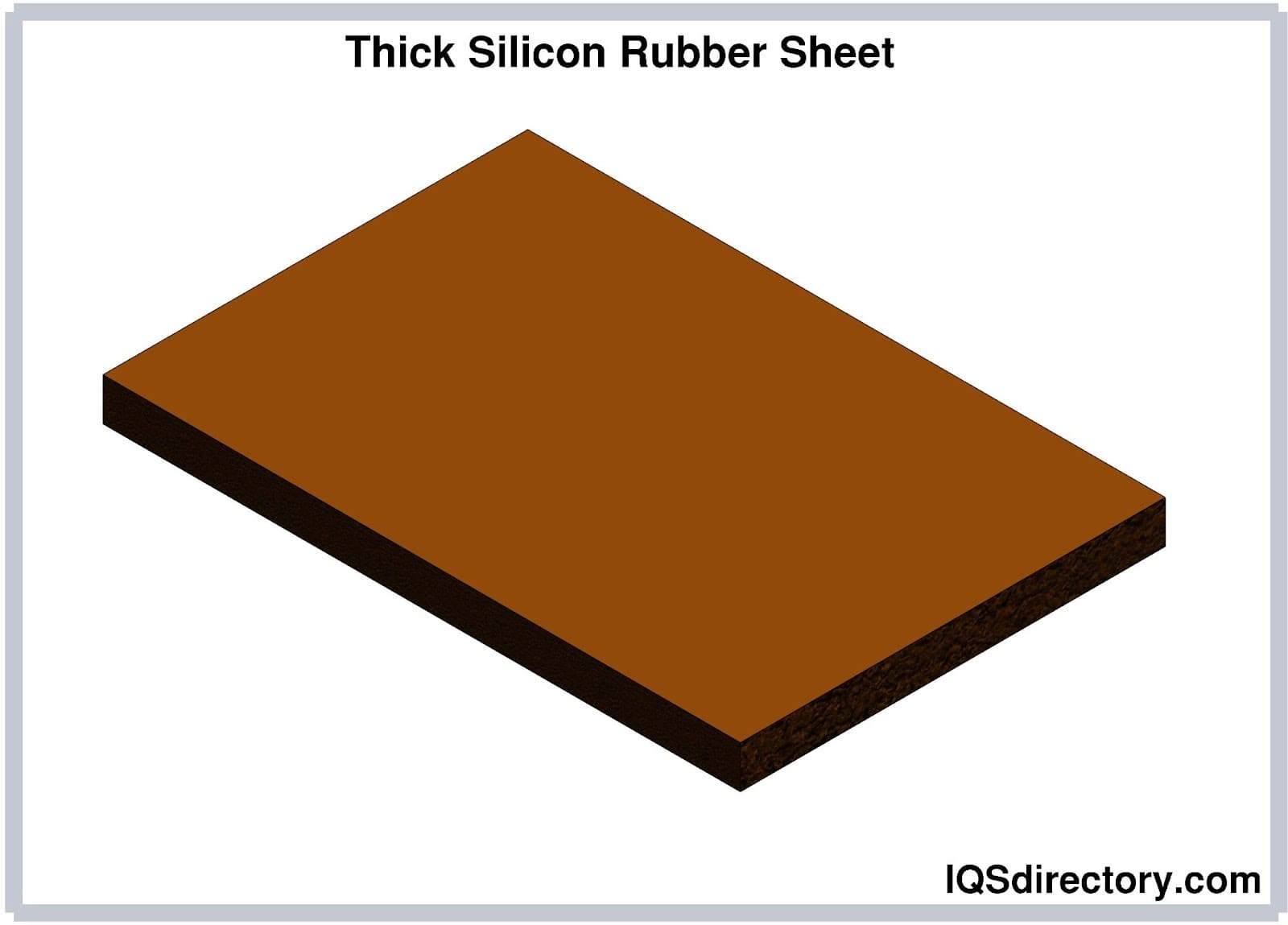 thick silicon rubber sheet